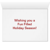 Photo Holiday Greeting Card (Inside Horizontal (Bottom))