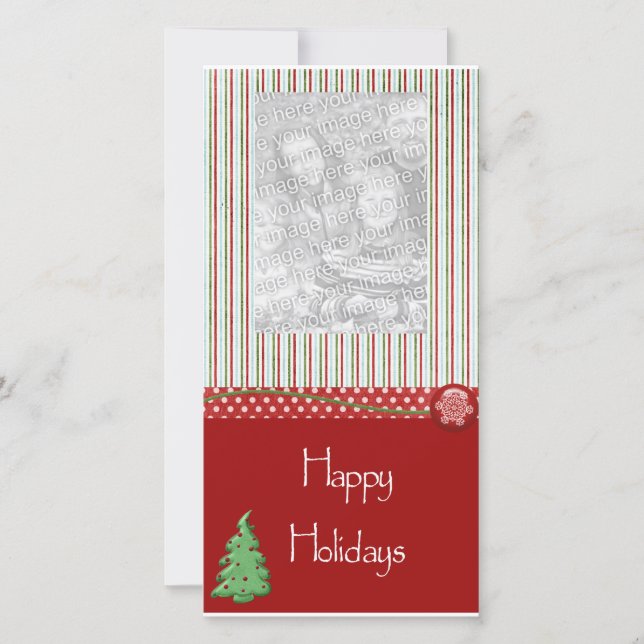 Photo Holiday Greeting Card (Front)