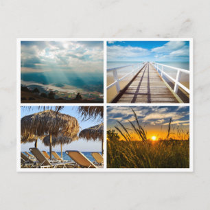Photo holidays postcard
