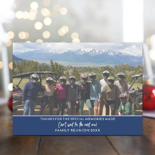 Photo Horizontal for Family Reunion Holiday Card