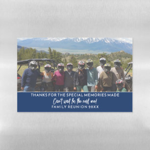 Photo Horizontal or Panoramic Family Reunion Magnetic Dry Erase Sheet