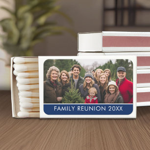 Photo Horizontal or Panoramic Family Reunion Matchboxes