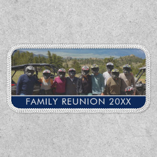 Photo Horizontal or Panoramic Family Reunion Patch