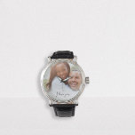 Photo | I Love You | eWatch Watch<br><div class="desc">Treat the man in your life to this gorgeous photo watch,  personalized with your favorite photo and the editable text with the template 'I LOVE YOU'. A perfect gift for christmas,  birthdays or any special occassion,  just give it to either your partner,  dads,  grandfathers,  uncles,  brothers and more.</div>