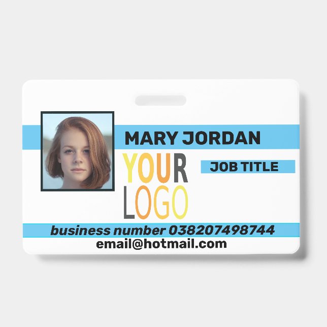 Photo ID badge (Front)