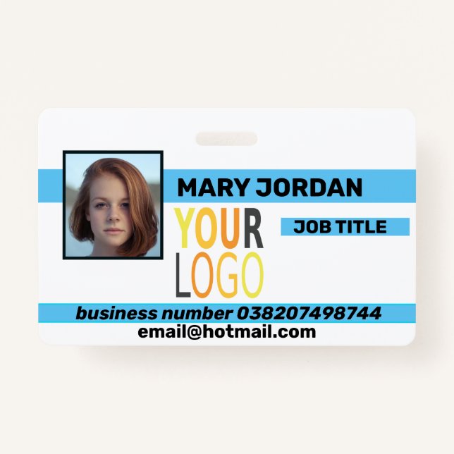 Photo ID badge (Front)