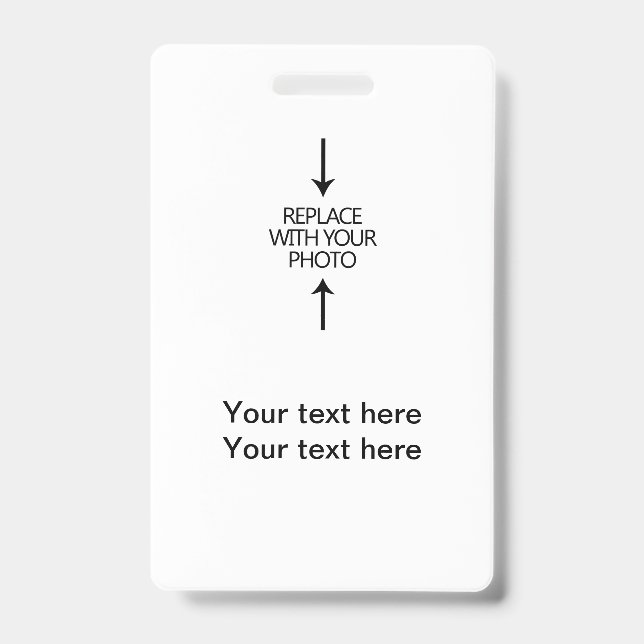 Photo ID Employee Badges (Front)