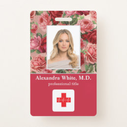 Photo ID Employee Hospital Medical Professional Badge