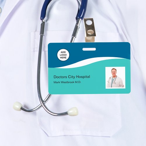Photo ID Hospital Medical Professional Name Badges
