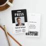 Photo ID Journalist Press Pass | Logo & Barcode Badge