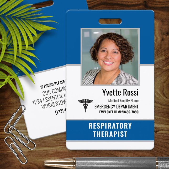Photo ID Personalized Medical Employee Badge (Creator Uploaded)