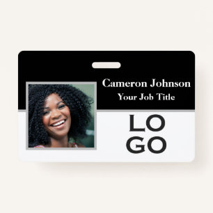 Photo Identification with Custom Logo Badge