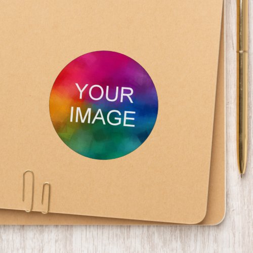 Photo Image or Logo Template Large Circle Modern Patch