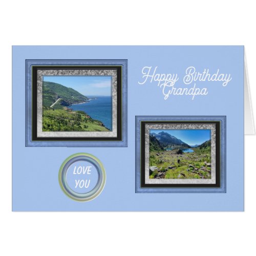 Photo Images for Grandpa Birthday Card