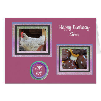 Photo Images for Niece Birthday Card