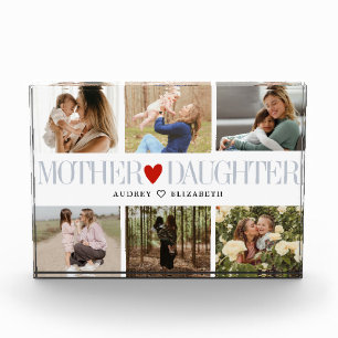 Photo In Glass Block Mother Daughter