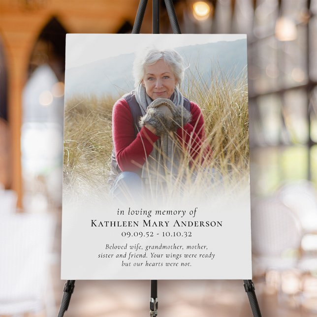 Photo In Loving Memory Funeral Memorial Board (Creator Uploaded)