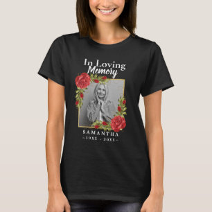 Photo In Loving Memory Loss of Mother T-Shirt