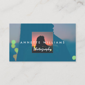 Photo in photo artistic photography business card