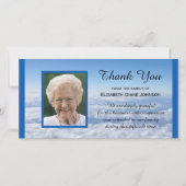 Photo in the Clouds Sympathy Thank You Photo Card | Zazzle