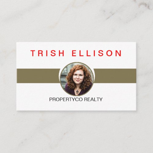 Photo Insert Custom Template Business Card