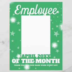 photo insert employee of the month APR letterhead
