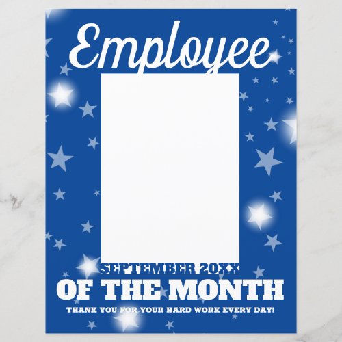 photo insert employee of the month SEP letterhead