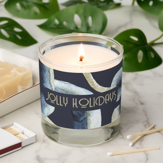 Photo Jolly Holidays Christmas Holiday Scented Candle (Lit)