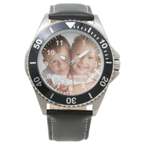 Photo kids children names year dad watch