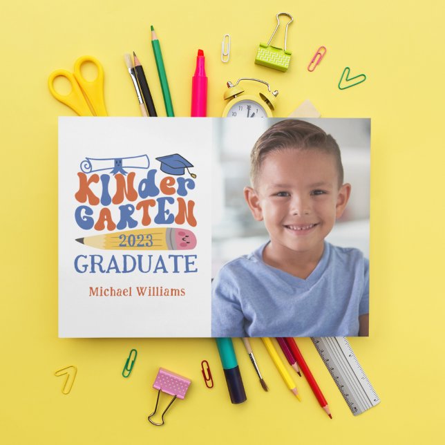 Photo Kindergarten Graduation Announcement (Creator Uploaded)