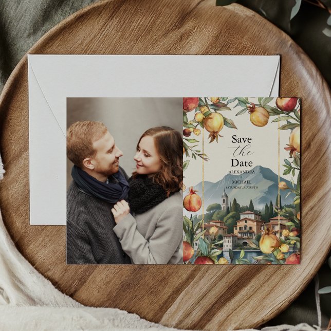 Photo Lake Como  Italy Destination Wedding Save The Date (Creator Uploaded)