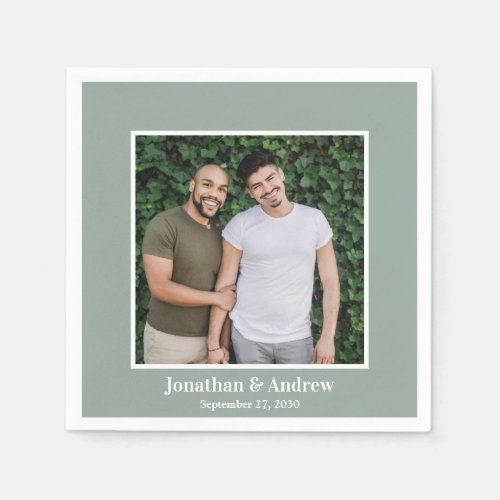 Photo LGBTQ Wedding Napkins