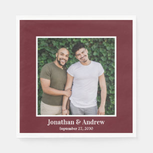 Photo LGBTQ Wedding Napkins