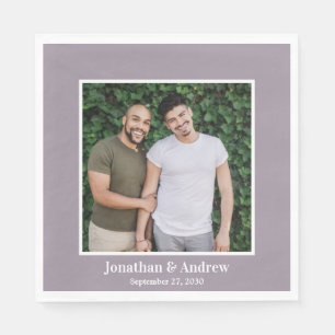 Photo LGBTQ Wedding Napkins