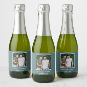 Photo LGBTQ Wedding Sparkling Wine Label