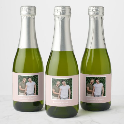 Photo LGBTQ Wedding Sparkling Wine Label