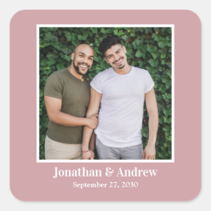 Photo LGBTQ Wedding Sticker