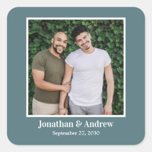Photo LGBTQ Wedding Sticker