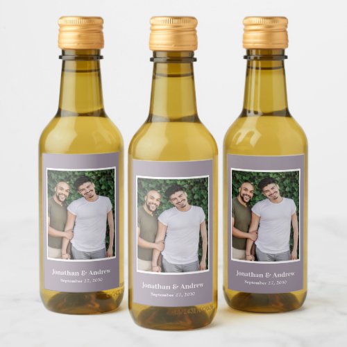 Photo LGBTQ Wedding Wine Label