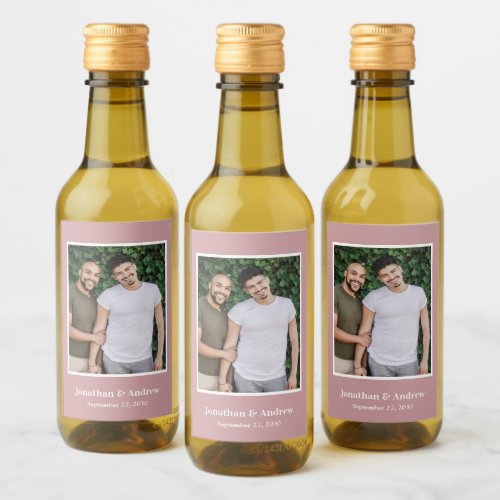 Photo LGBTQ Wedding Wine Label