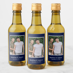 Photo LGBTQ Wedding Wine Label
