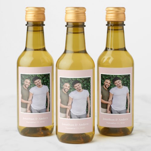 Photo LGBTQ Wedding Wine Label
