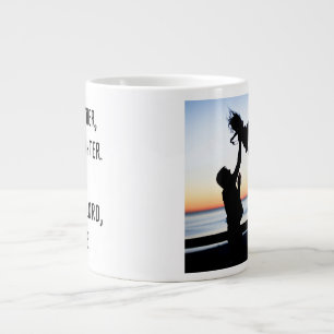 Photo Like Father Like Daughter Son Personalized Giant Coffee Mug