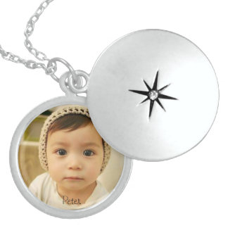 Photo Locket with Personalized Name