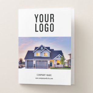 Photo Logo and Card Slot Business Folders