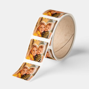 Photo Logo Image Upload Template Square Sticker