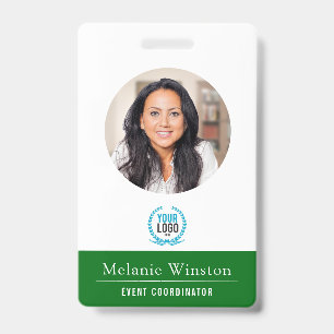 Photo   Logo Professional Office   Green Badge