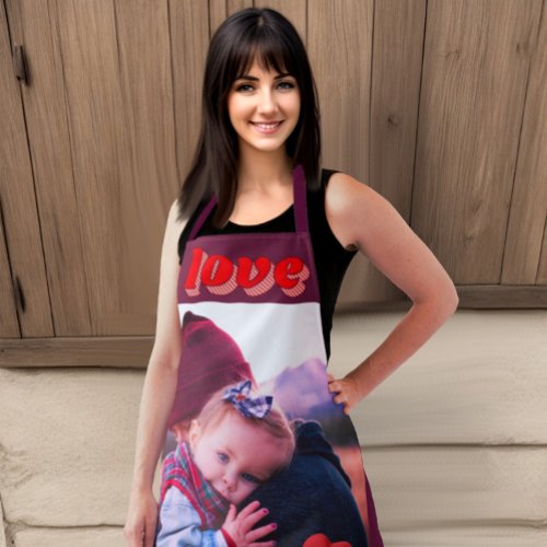 Photo Love Infused Personal Canvas of Affection Apron