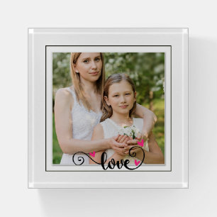 Photo Love Paperweight