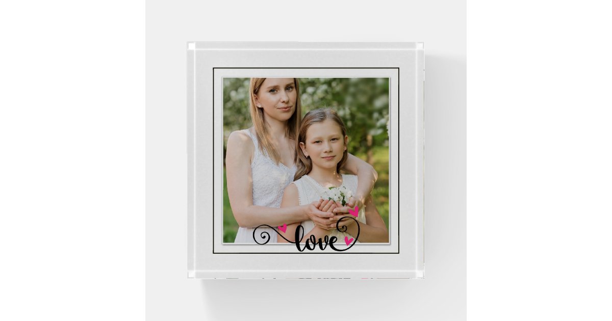 Photo Love Paperweight | Zazzle